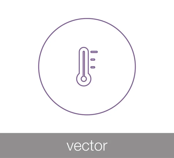Temperatur einfaches Symbol — Stockvektor