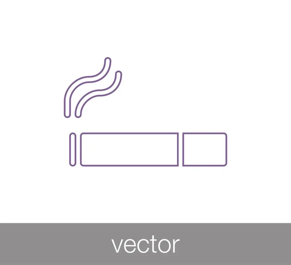Smoking area sign icon — Stock Vector