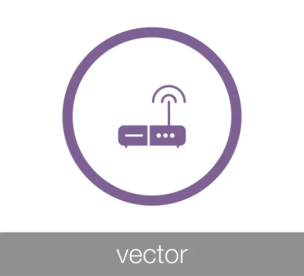 WLAN-Router-Symbol — Stockvektor