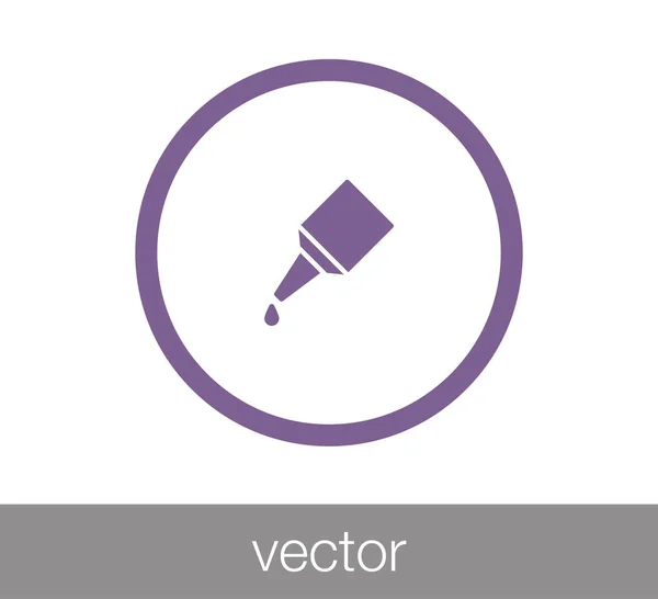 Eyedropper-Websymbol. — Stockvektor