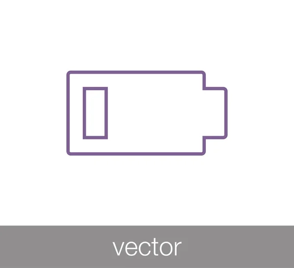 Icono de carga batería — Vector de stock