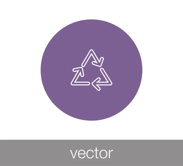 Reciclar eco símbolo — Vector de stock