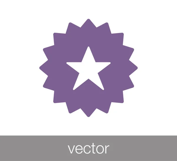Estrella icono simple — Vector de stock