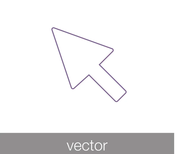 Курсор піктограма плоскі — стоковий вектор