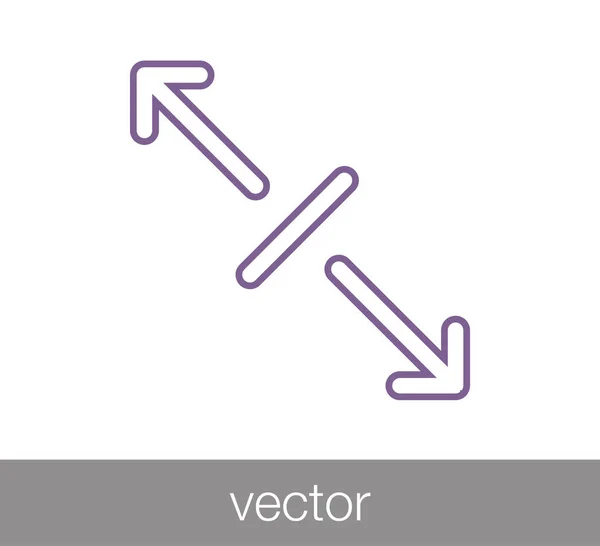 Icono de herramienta de escala . — Vector de stock