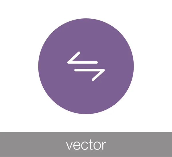 Transfer flat icon — Stock Vector