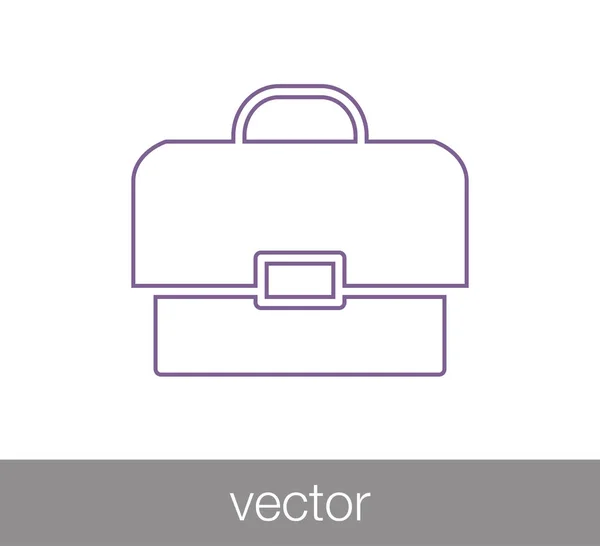 Porte-documents Flat Icon — Image vectorielle