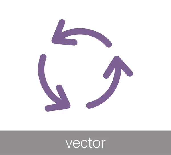 Recycler éco symbole — Image vectorielle