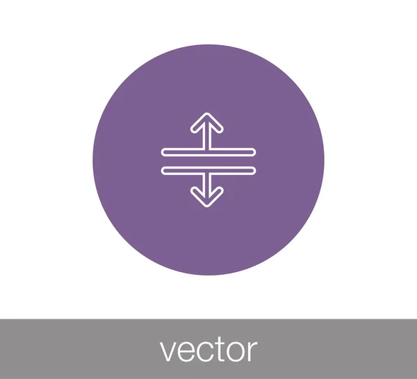 Значок интерфейса прокрутки — стоковый вектор