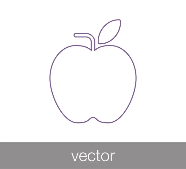 Ícone web da Apple — Vetor de Stock