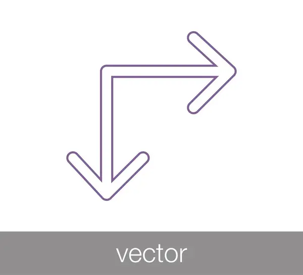 Move scale symbol — Stock Vector