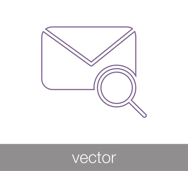 Illustration d'icône d'email . — Image vectorielle