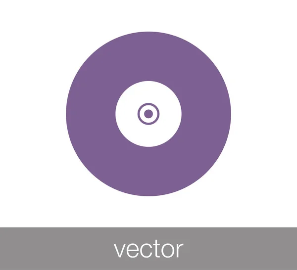 Значок CD диска — стоковый вектор