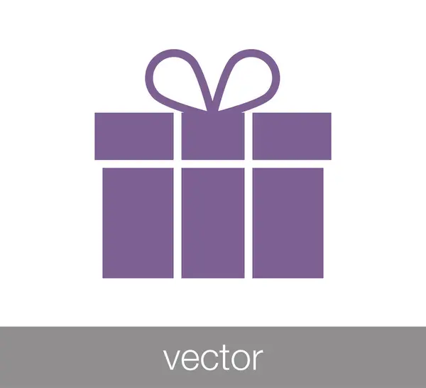 Gift box icon — Stock Vector