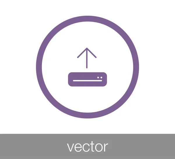 Symbolsymbol hochladen — Stockvektor