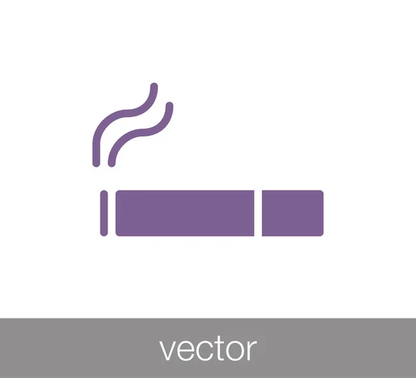 Zone fumeurs icône signe — Image vectorielle