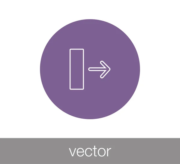 Próximo símbolo com seta para a direita — Vetor de Stock