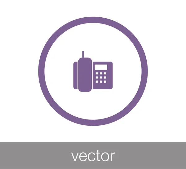 Telefonlapos ikon. — Stock Vector