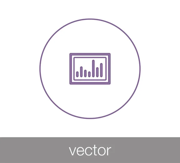 Ícone de imagem plana . — Vetor de Stock