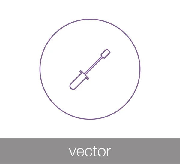 Csavarhúzó szerszám ikon — Stock Vector