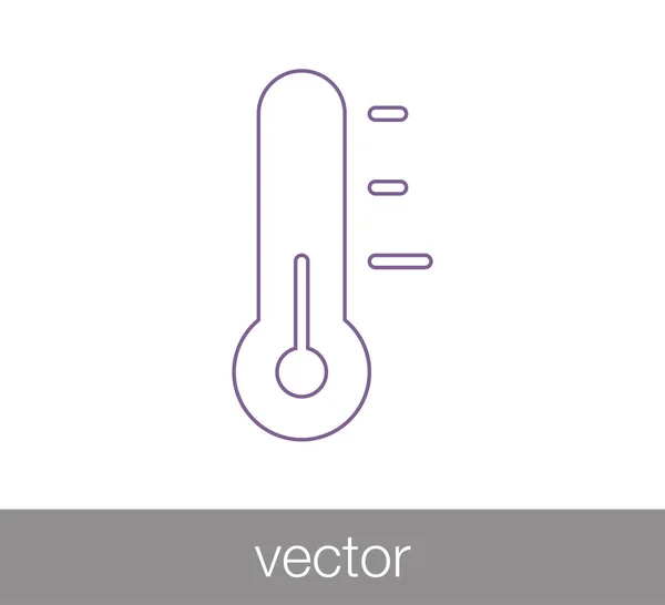 Temperatur einfaches Symbol — Stockvektor