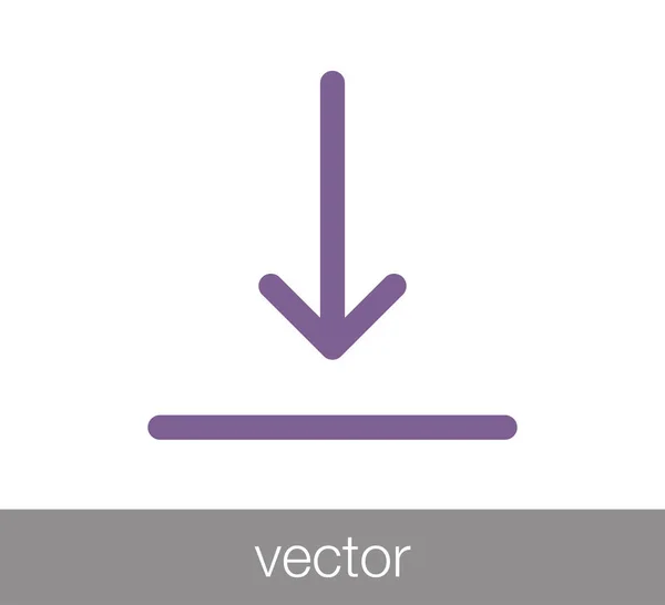 Hämta symbolikon — Stock vektor