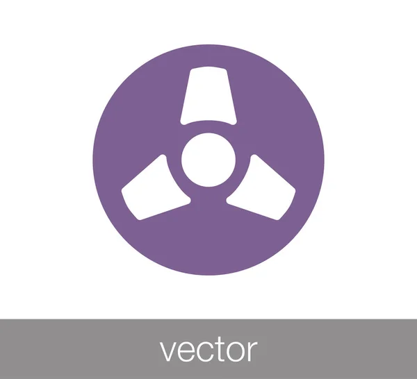 Gevaarlijke pictogram. Pictogram gevaar. — Stockvector