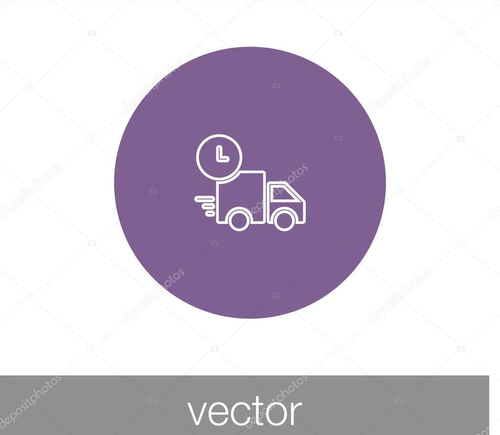 truck icon. delivery icon