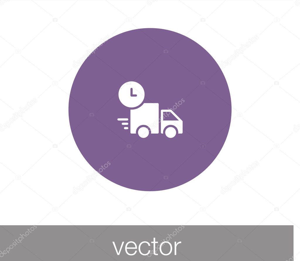 truck icon. delivery icon