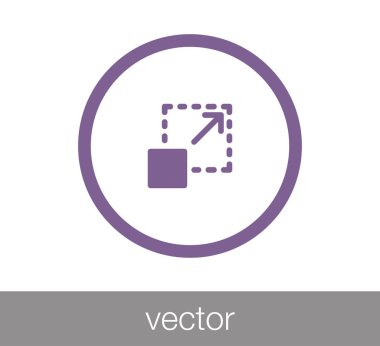 Ölçek aracı simgesini.