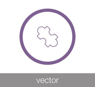 Modül simgesi. Bulmaca simgesi.