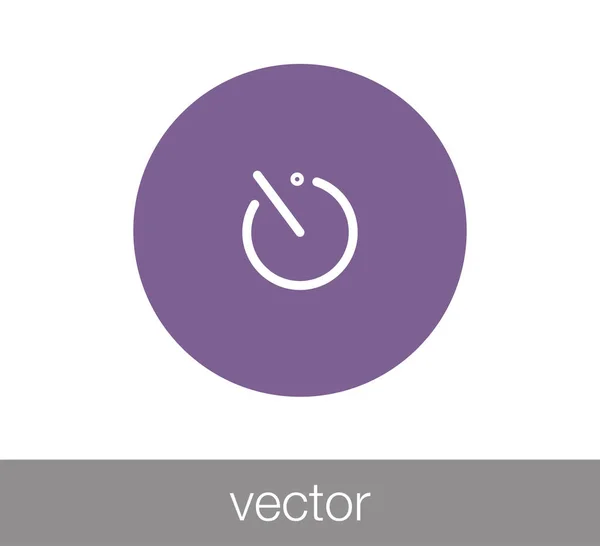Icono de símbolo de poder — Vector de stock