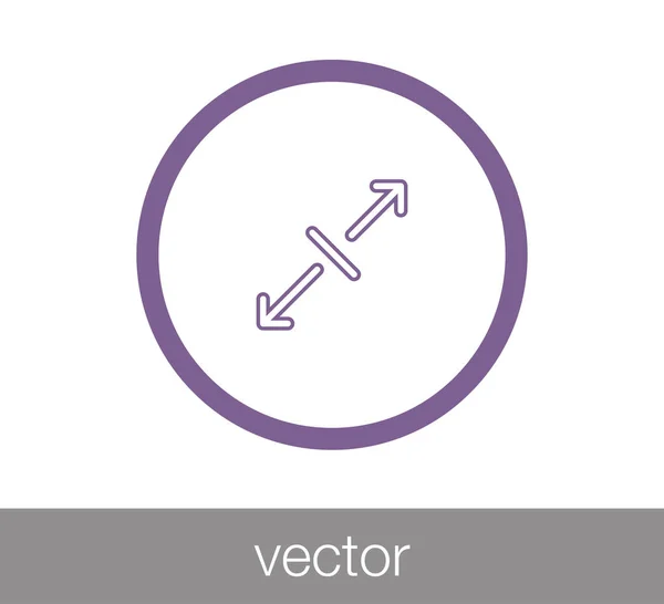 Zoom-Websymbol — Stockvektor