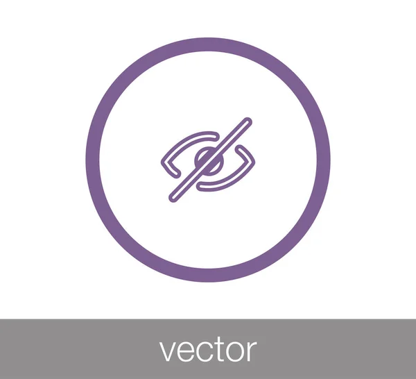 Web oogpictogram — Stockvector