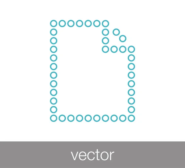 Digital file icon — Stock Vector