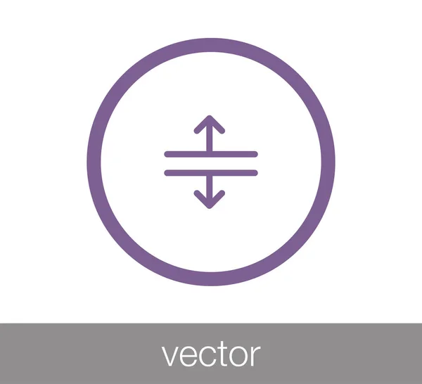 Значок интерфейса прокрутки — стоковый вектор