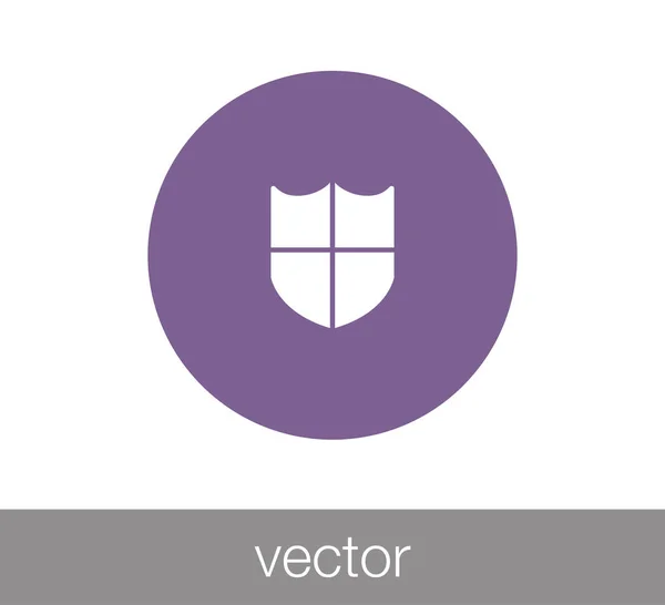 Shield Web-Symbol — Stockvektor