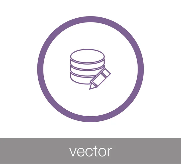 Ícone do servidor. ícone de data center — Vetor de Stock