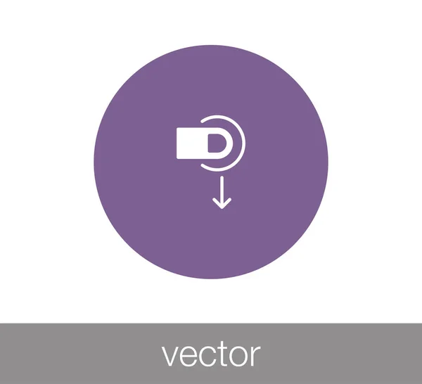 Toca el icono del gesto — Vector de stock