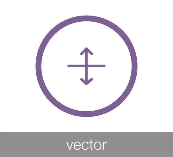 Scrollinterface-Symbol — Stockvektor