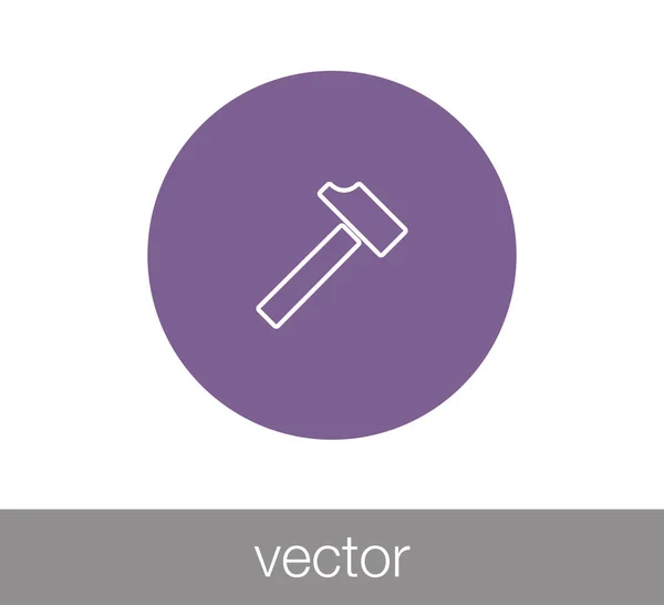 Hamerwerktuig icoon — Stockvector