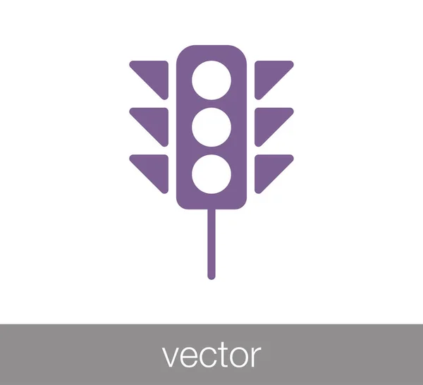 Ikona semaforů — Stockový vektor
