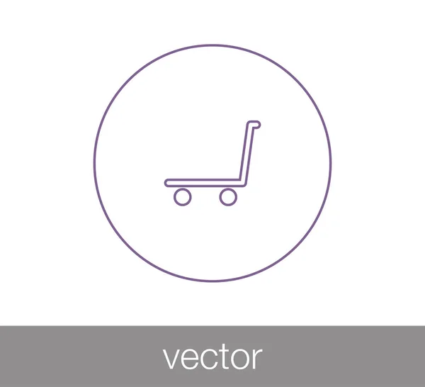 Shopping cart icon — Stock Vector