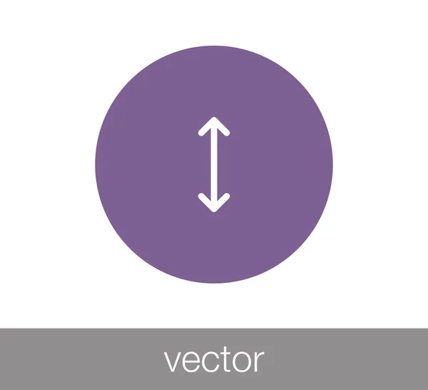 Icône de l'interface de défilement — Image vectorielle