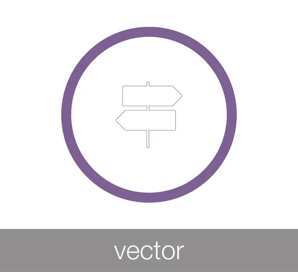 Signo de cruce icono — Vector de stock