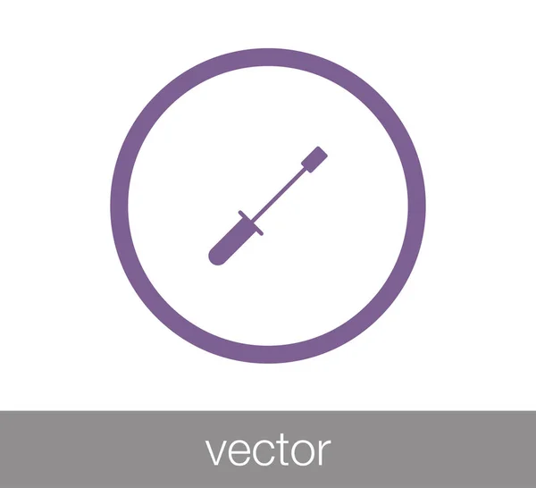 Schroevendraaierpictogram — Stockvector