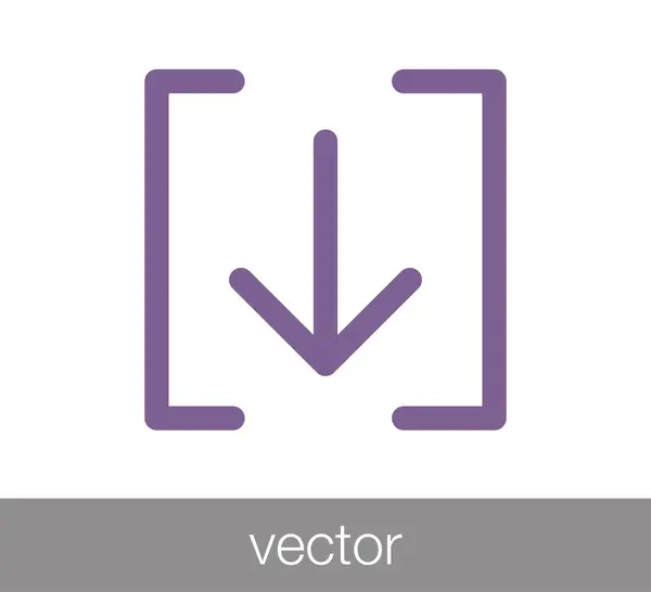 Scaricare icona simbolo — Vettoriale Stock