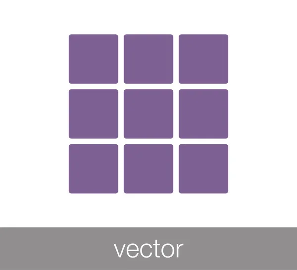 Cubes web icon. — Stock Vector