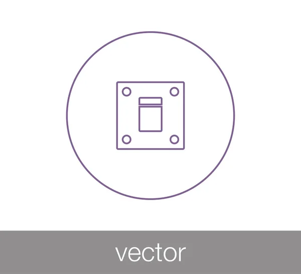 Alternar ícone plano —  Vetores de Stock