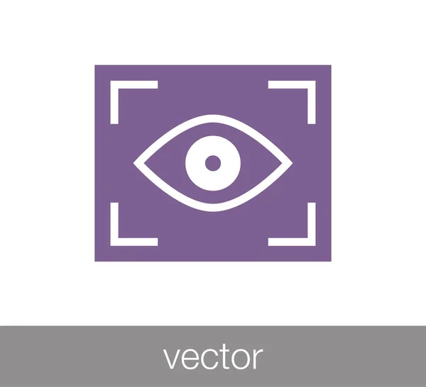 Imagen icono plano . — Vector de stock